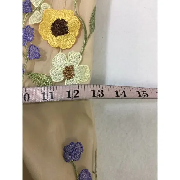 Floral Embroidered Gown - Picture 6 of 8